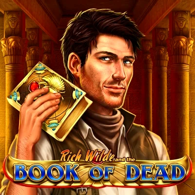 Book of Dead Egyptian-themed pokie tile at Casiny Australia