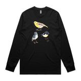 A Trio of South Island Forest Birds long sleeve t shirt