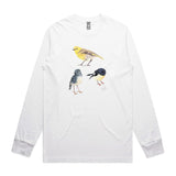 A Trio of South Island Forest Birds long sleeve t shirt