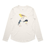 A Trio of South Island Forest Birds long sleeve t shirt