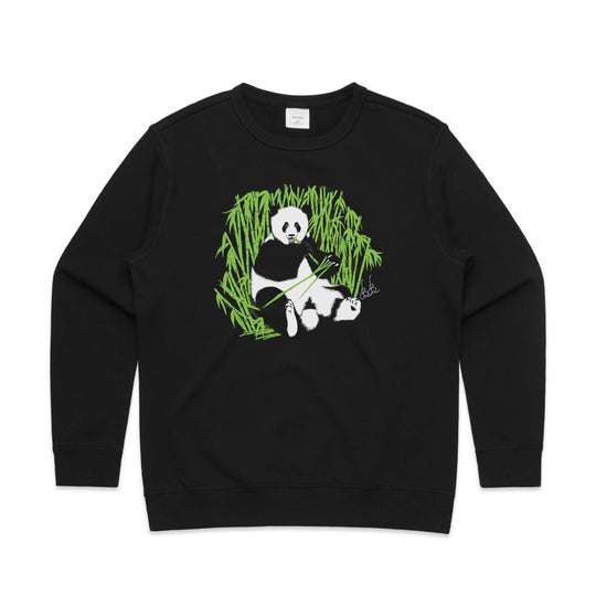 Ebony and Ivory Giant Panda crew - doodlewear