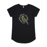 Christmas Eve Party - Kea Bird & Pohutukawa Wreath tee - Christmas t shirts collection 2024