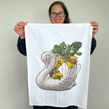 Lemon Honey Crown Lynn Swan tea towel