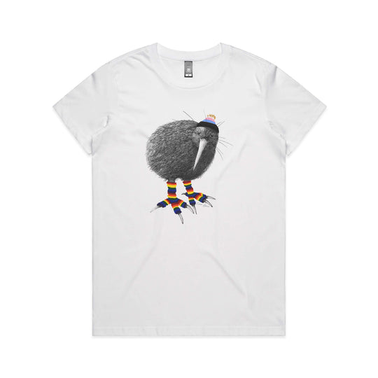 Kozy Kiwi tee - art for a cause