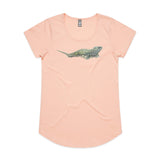 Sunbathing Tuatara tee