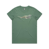 Sunbathing Tuatara tee