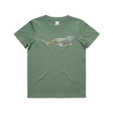 Sunbathing Tuatara tee