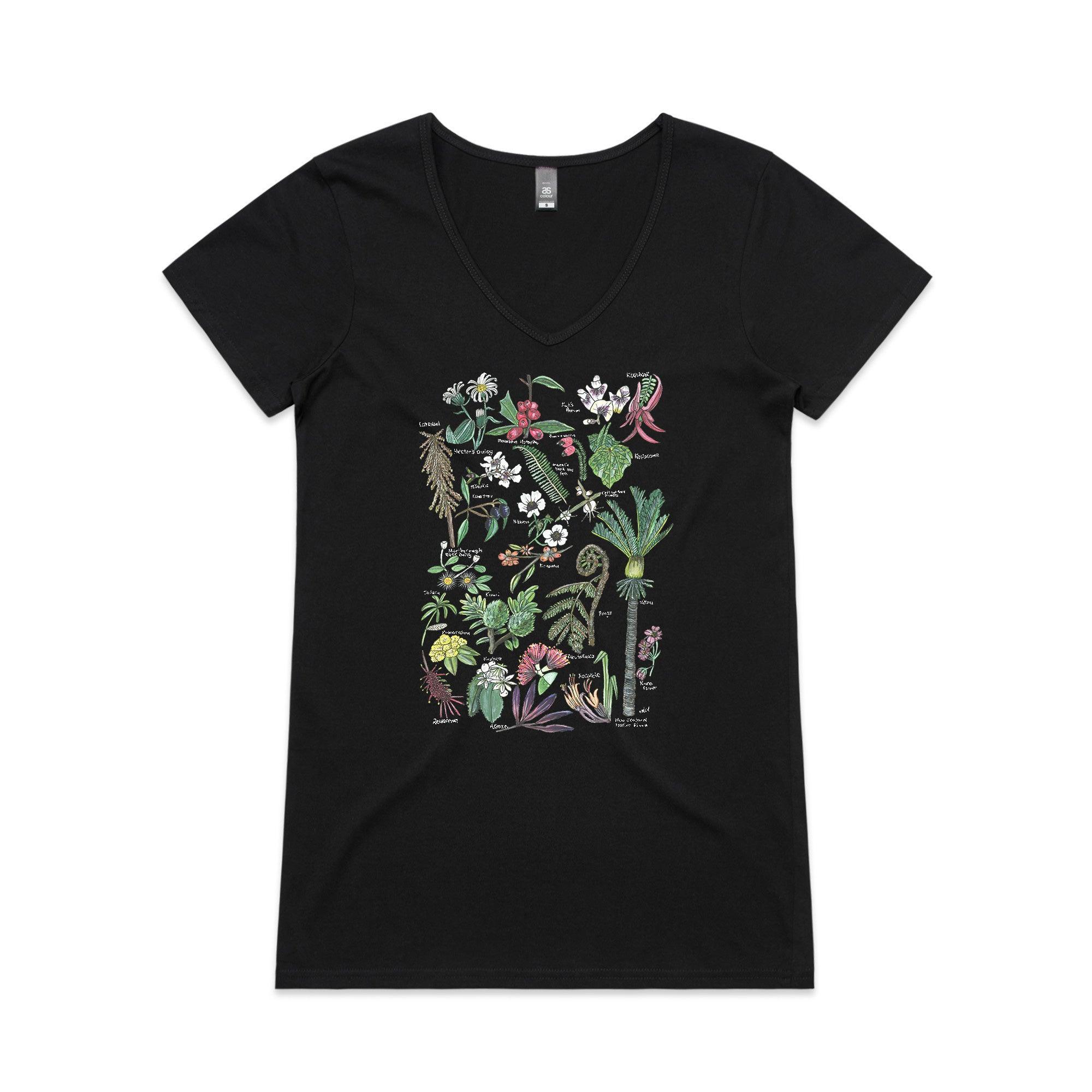 NZ Native Flora tee - doodlewear