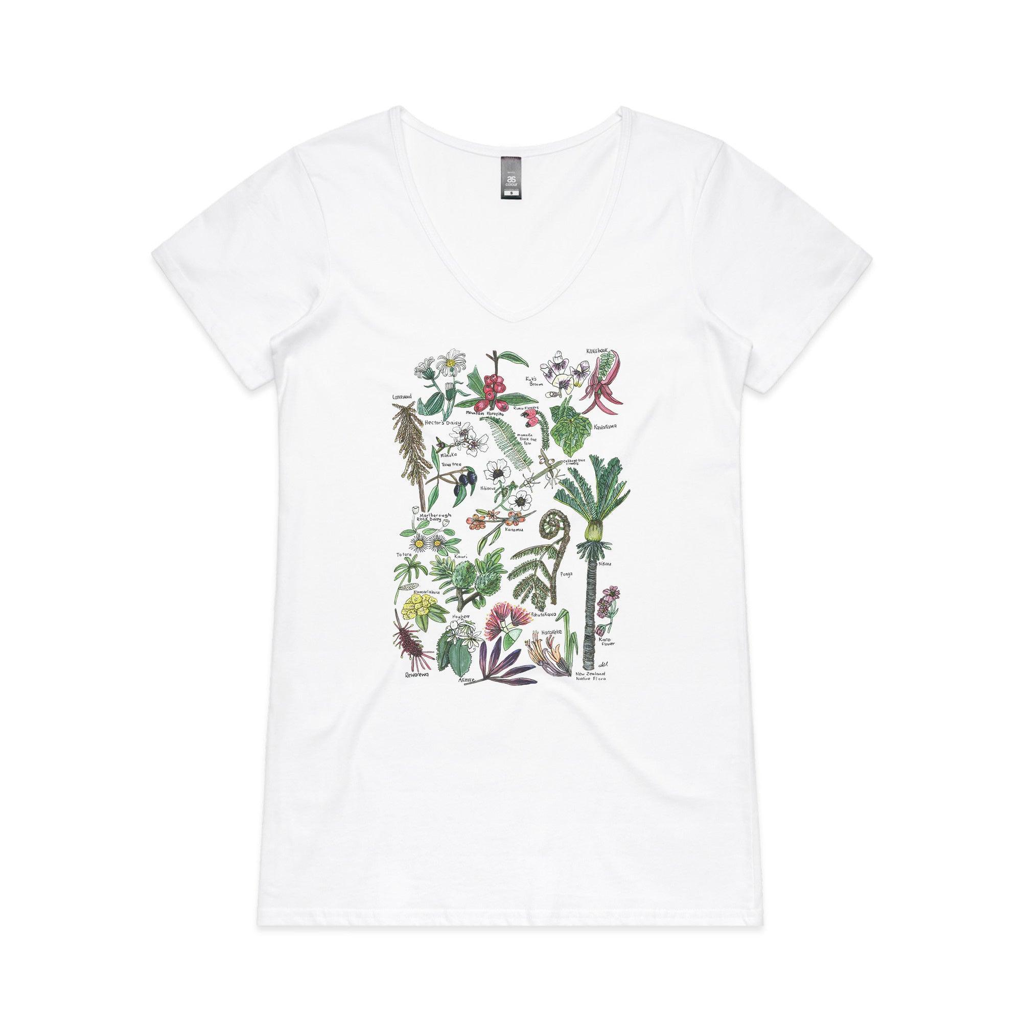 NZ Native Flora tee - doodlewear