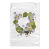 The Kiwi To Life Is Happiness tea towel - doodlewear