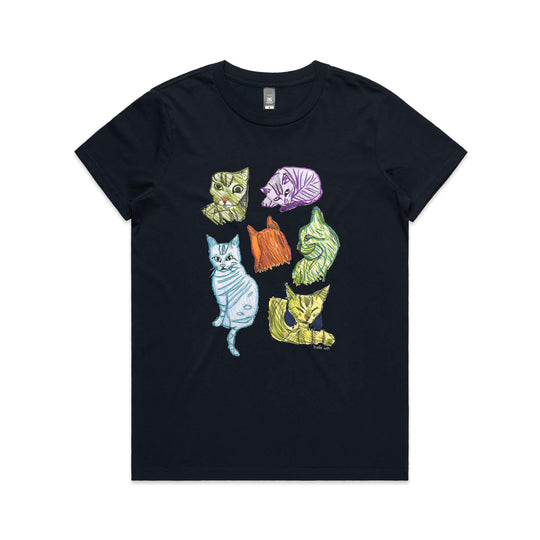 6 Catty Cats tee - art for a cause