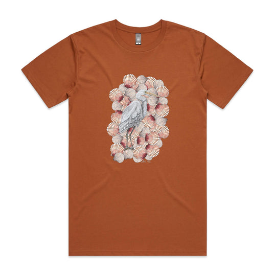 Heron + Scallops tee - doodlewear