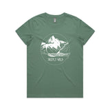 Deeply Wild Snowy Mountains tee - doodlewear