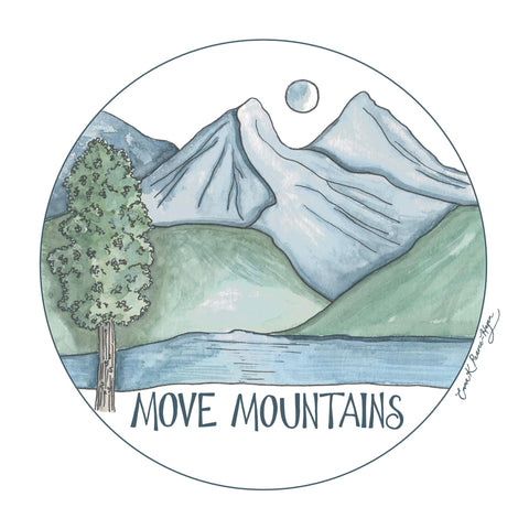 Move Mountains tee - doodlewear