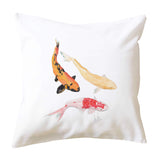 Koi Pond Cushion Cover - doodlewear