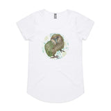 Kakapo in Bloom tee - doodlewear