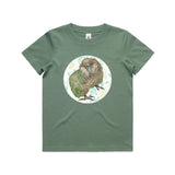 Kakapo in Bloom tee - doodlewear