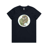 Kakapo in Bloom tee - doodlewear