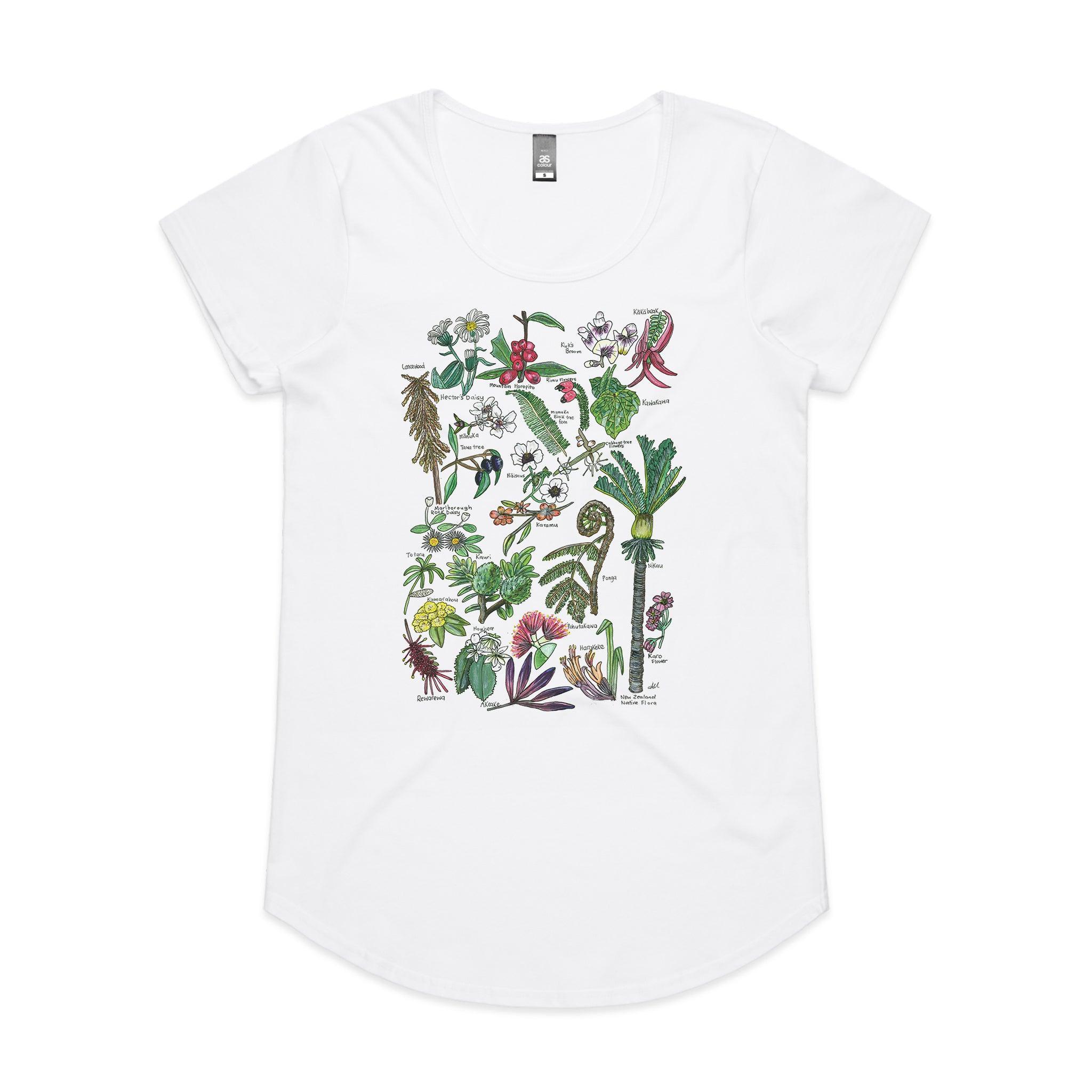 NZ Native Flora tee - doodlewear