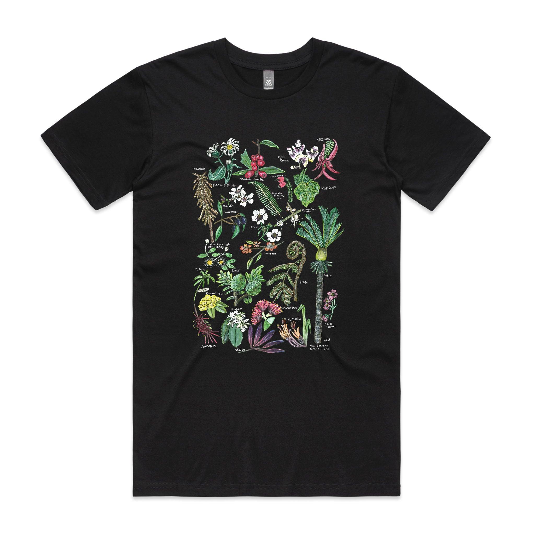 NZ Native Flora tee - doodlewear