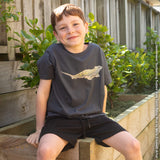 Sunbathing Tuatara tee