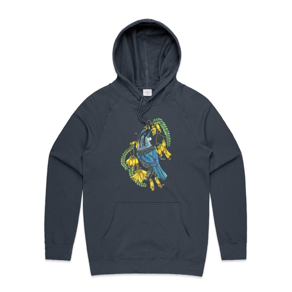 Tui + Kowhai hoodie