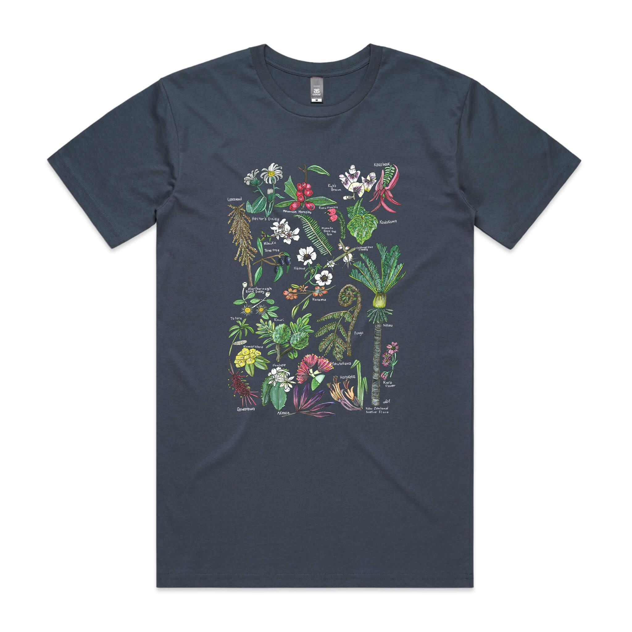 NZ Native Flora tee - doodlewear